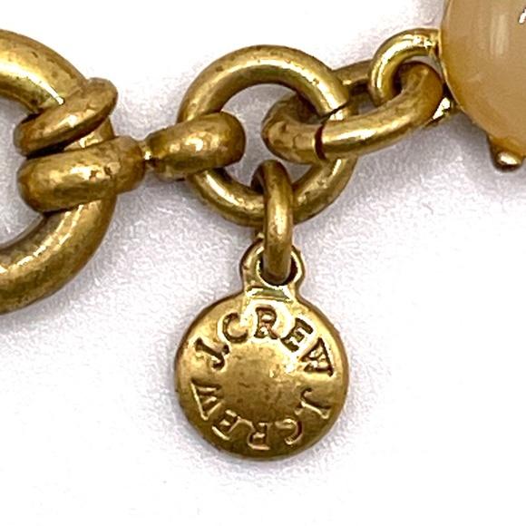 Vintage J Crew Pale Pink & Yellow Acrylic Beaded Necklace - Picture 6 of 11